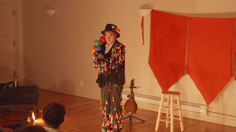 Clown, "Circus Trick"
